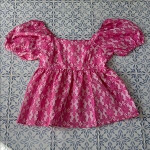 Entro Pink Floral Blouse